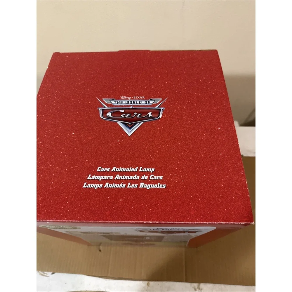 Disney Pixar Cars Table Lamp Animated Lightning McQueen 2008 New In Box‎